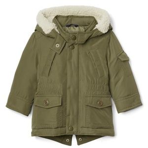 Gap 24 month green parka - never worn!
